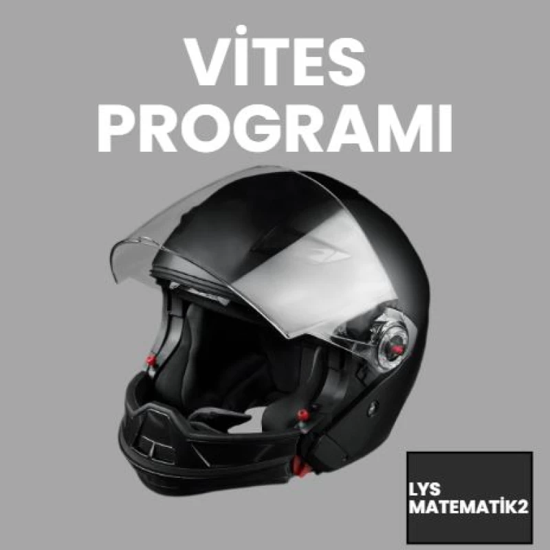 LYS MATEMATİK VİTES2 ÇÖZÜMLERİ (ağustos ödevi)