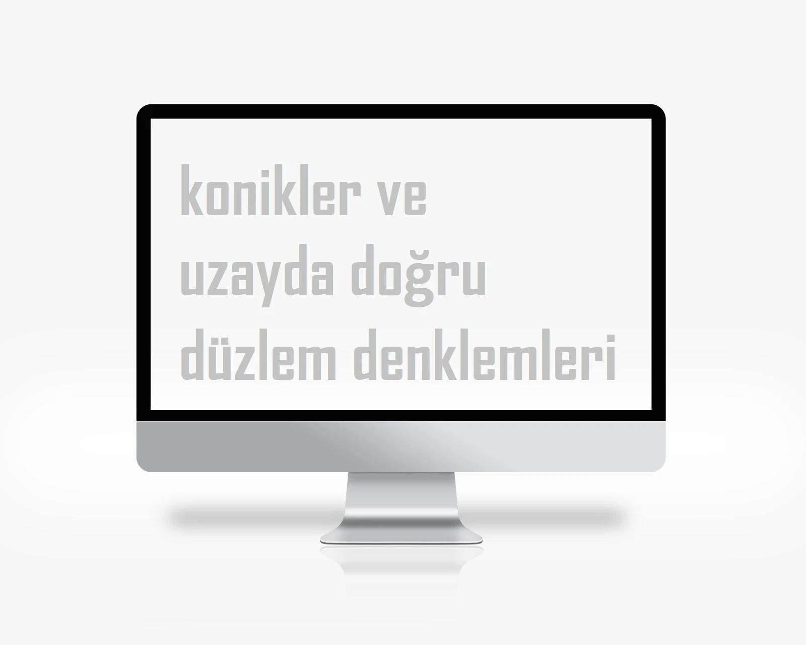konik ve uzay-vektör-düzlem